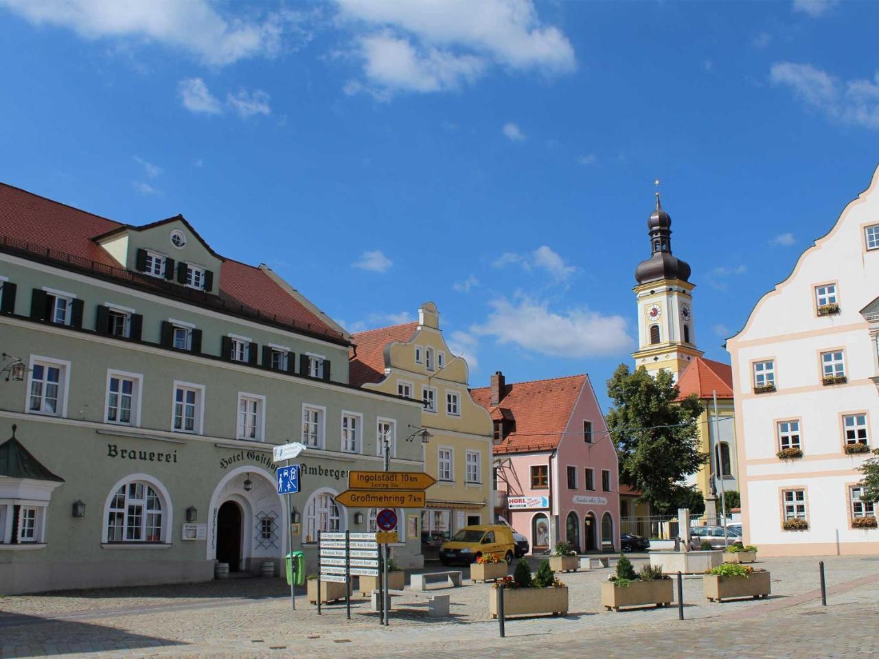 Hotel Brauereigasthof Amberger Kosching Luaran gambar
